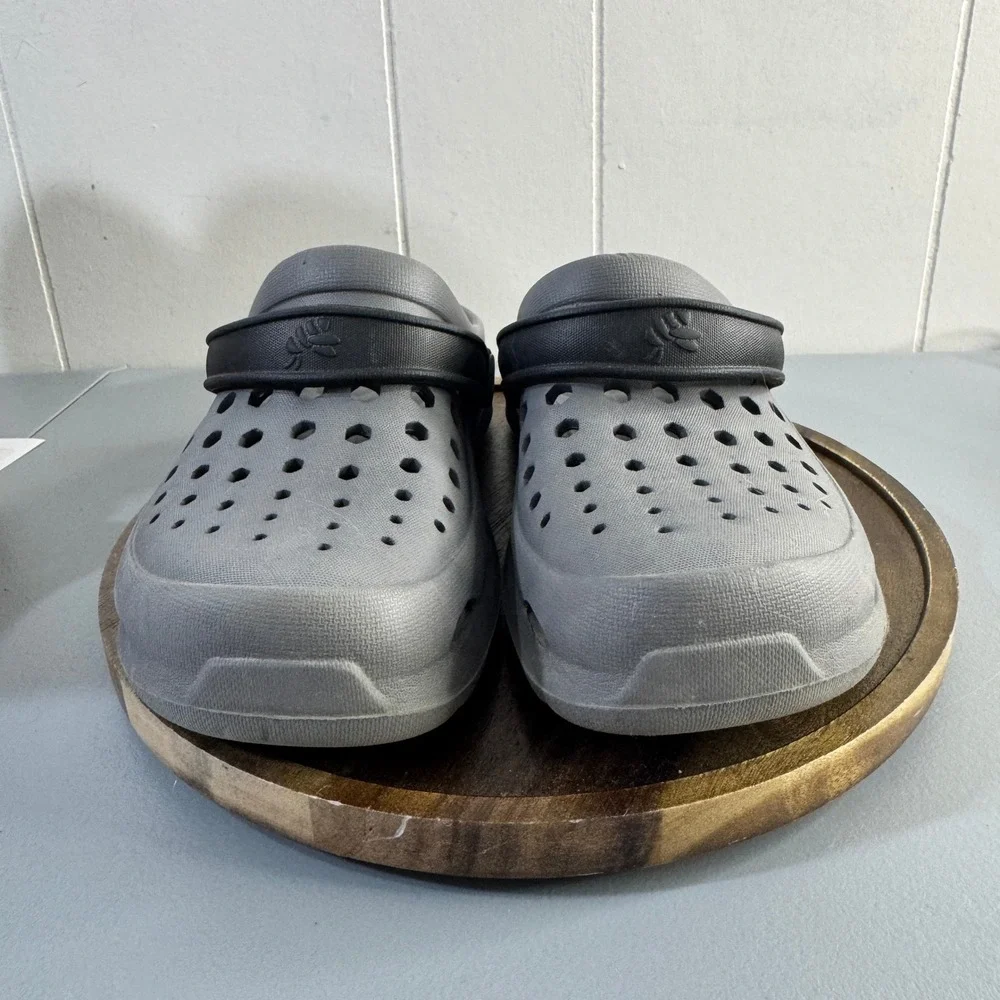 Joybees Kids Clogs Gray Rubber Slip On Water Shoes Size J2